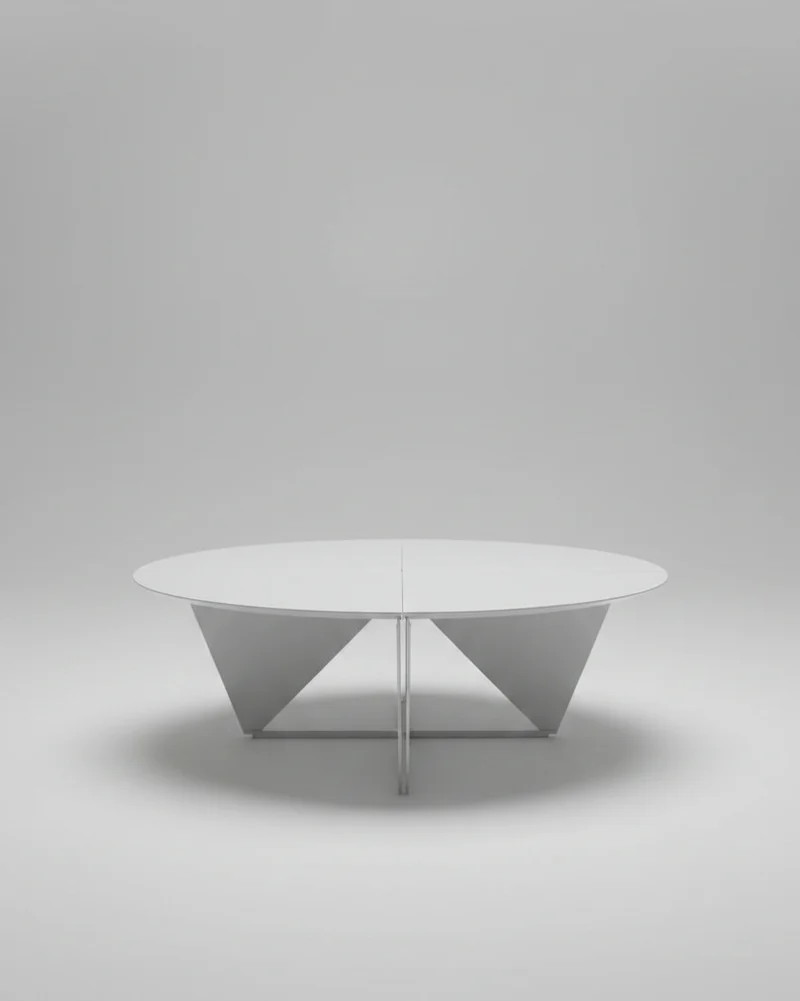 Equis Coffee Table in Steel