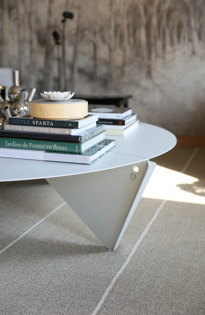 Equis Coffee Table in Steel