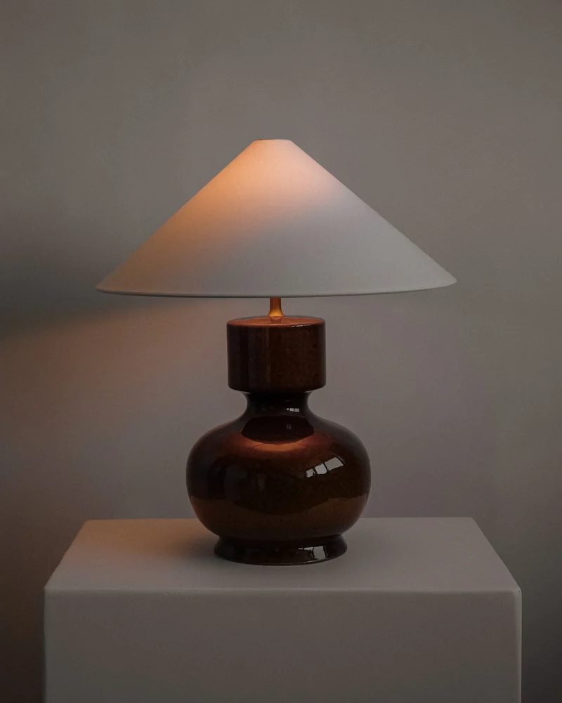 Vintage Large Ceramic Table Lamp