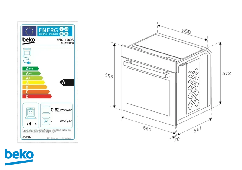 Cuisine Équipée Titane Chêne STAR 240 - Électroménager Inclus