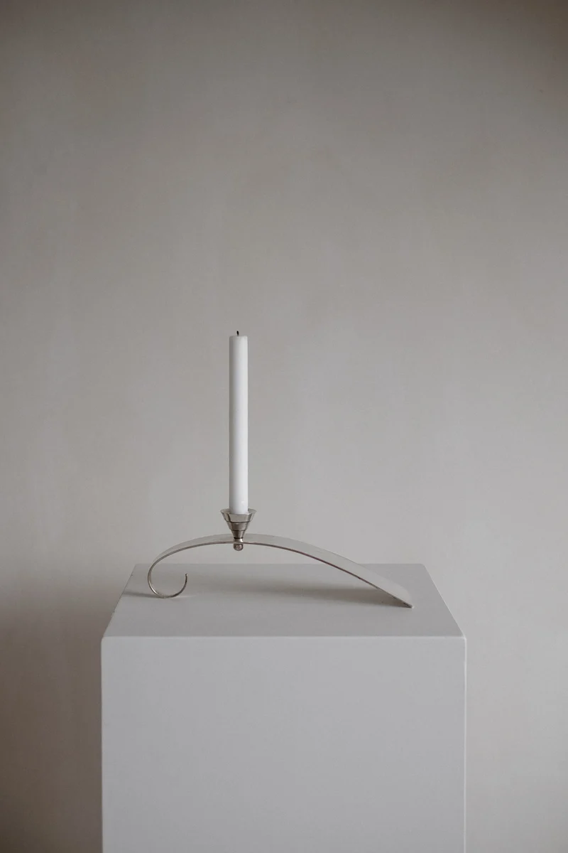 Silver Plated Candle Holder