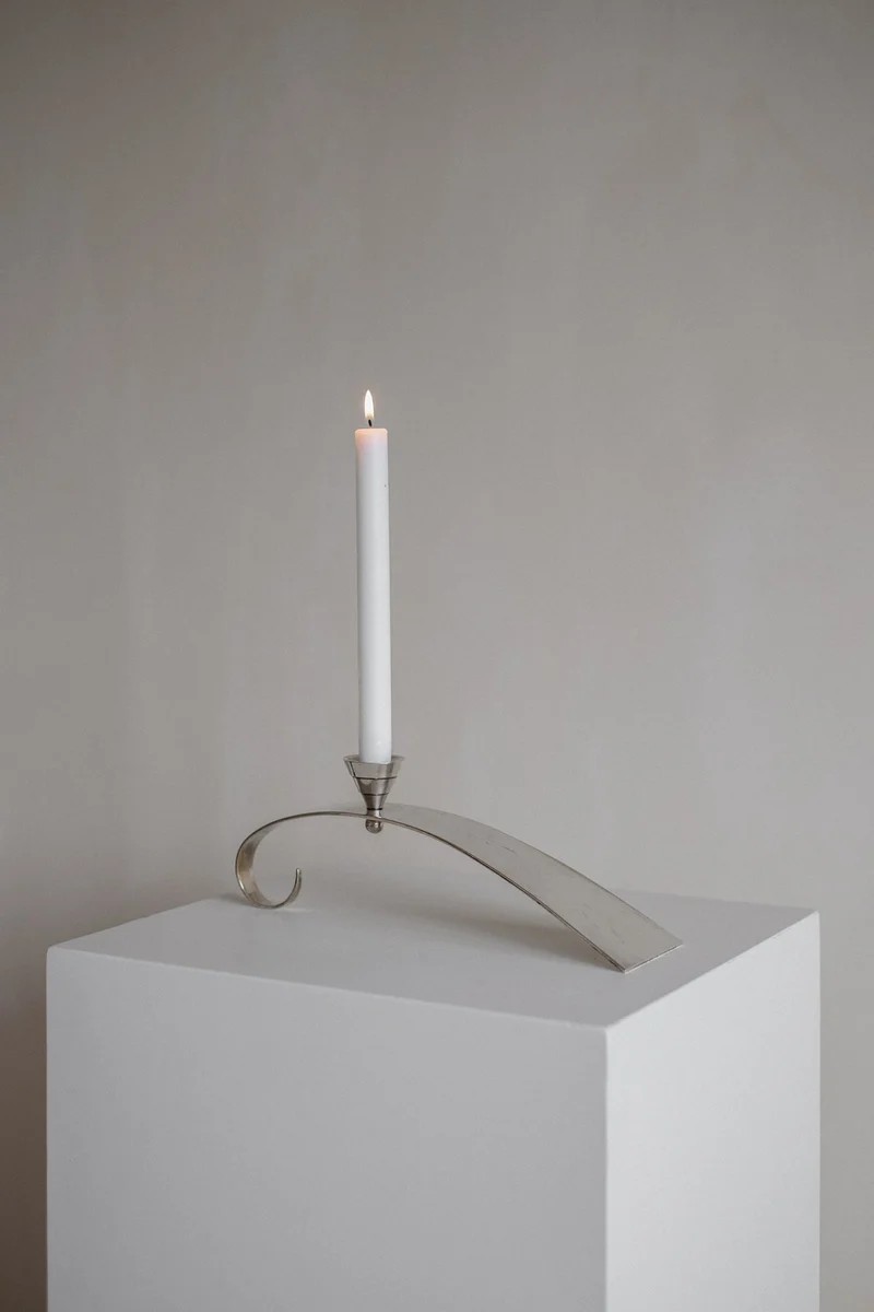 Silver Plated Candle Holder