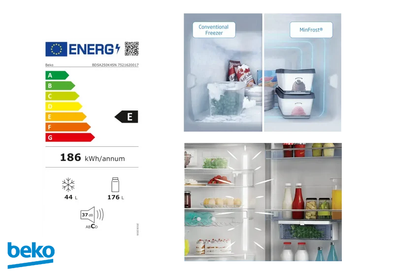 Cuisine Complète Gris Chêne STAR 255 - Électroménager Inclus