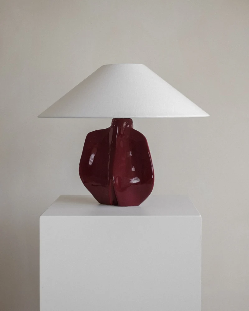 Vintage Mid-Century Tim Orr Ceramic Table Lamp, 1960s