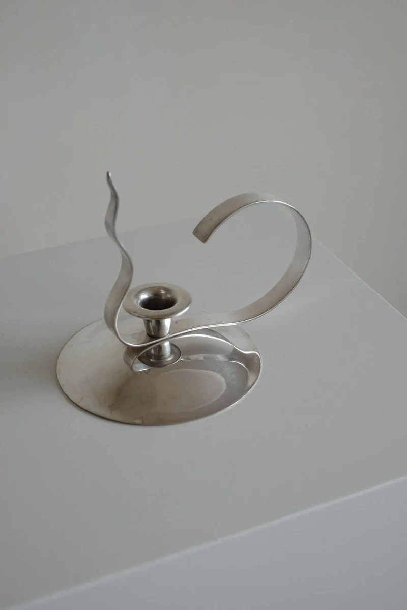 Silver-Plated Candle Holder