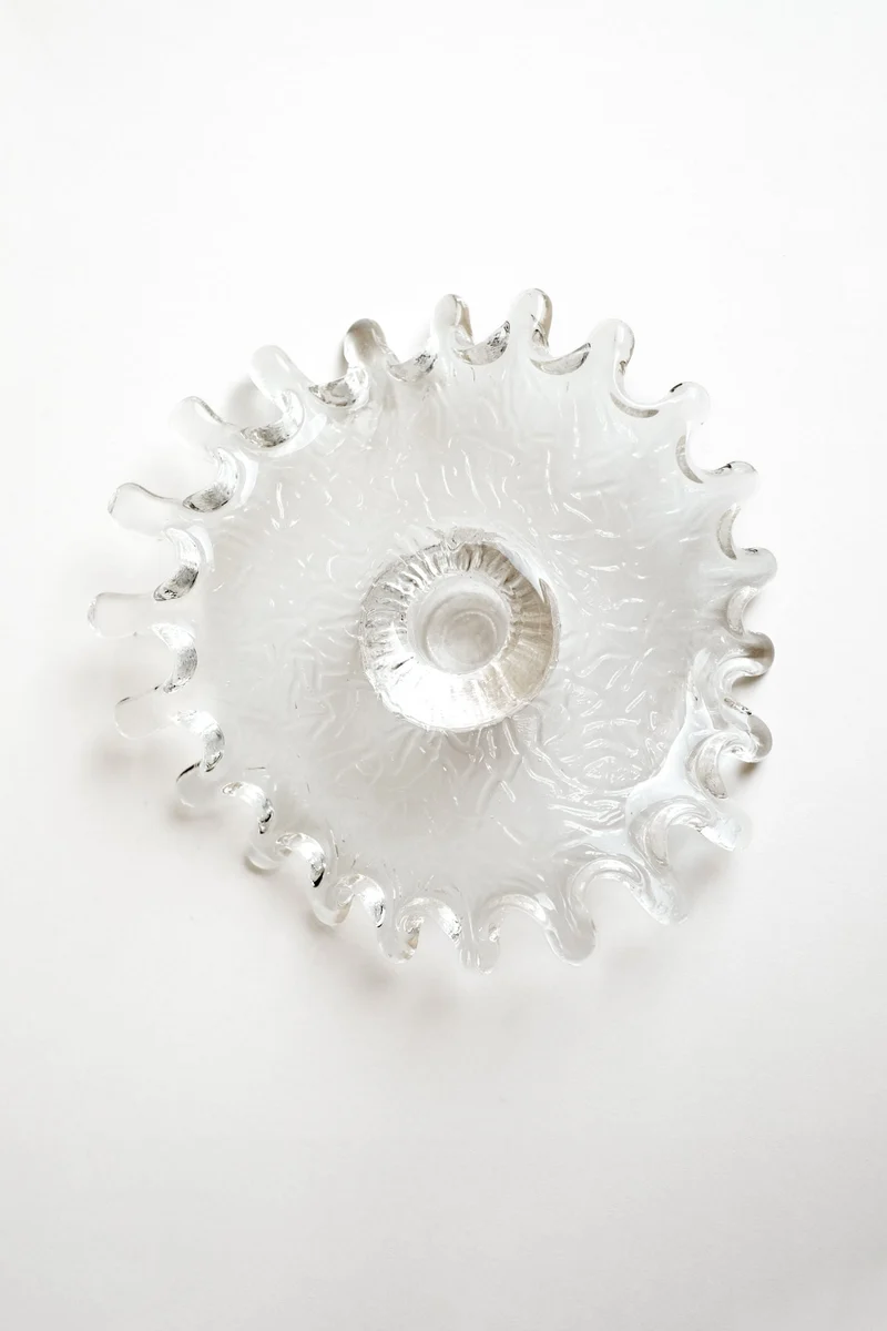 Glass Candle Holder