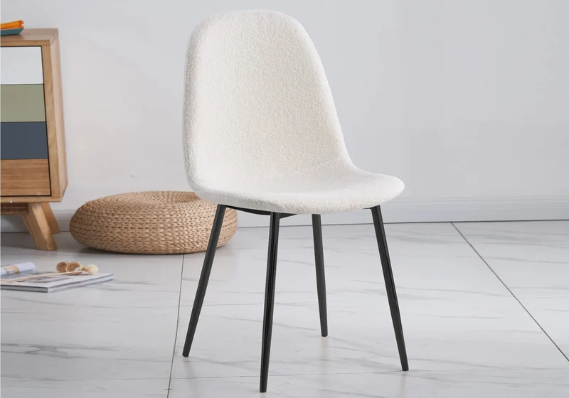 Table ronde et chaises chêne écru - Joy