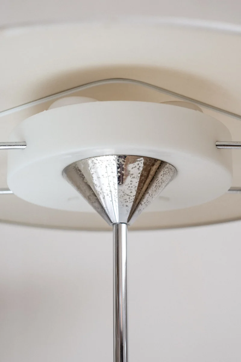 Vintage "Cello" Chrome Table Lamp 1980s