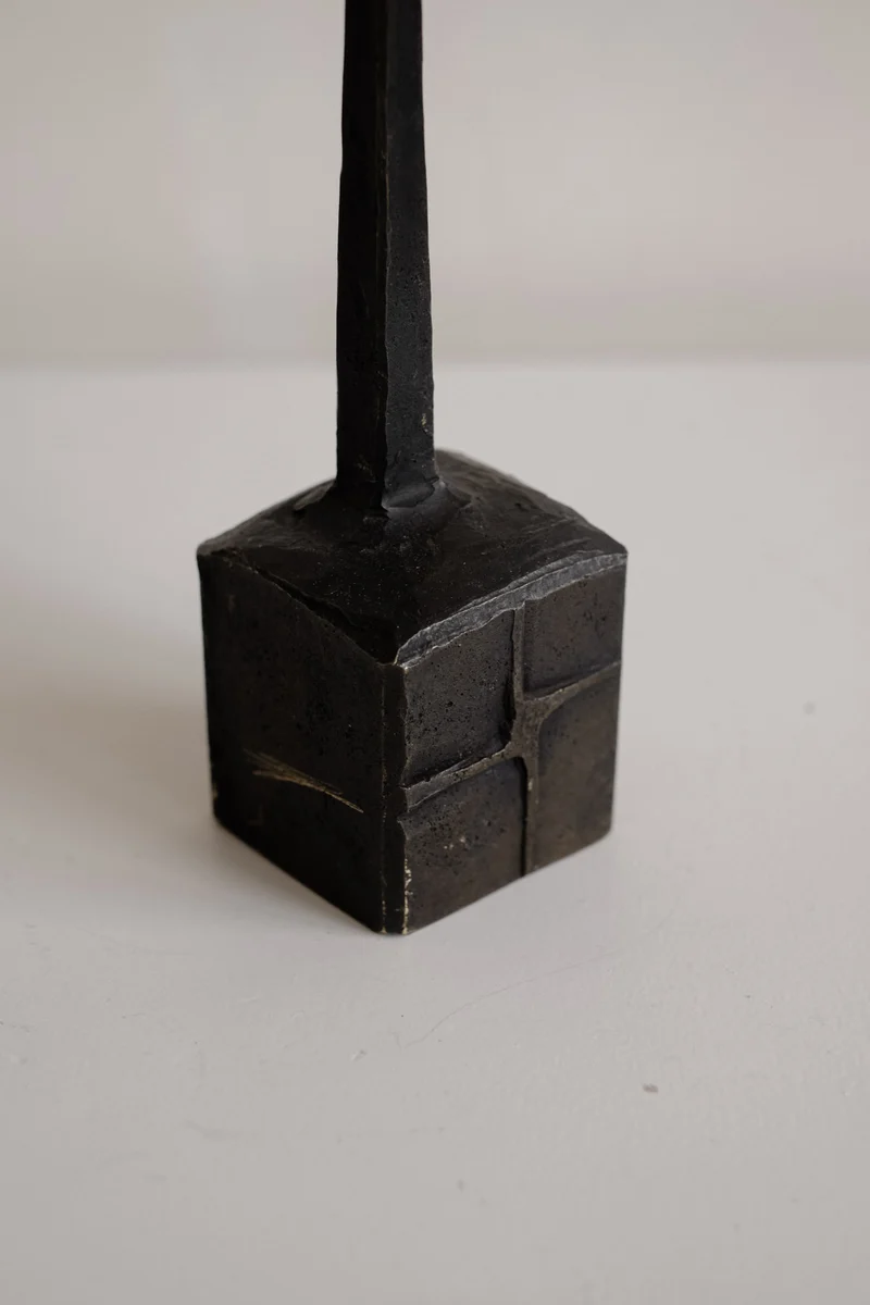 Vintage Brutalist Candle Holder