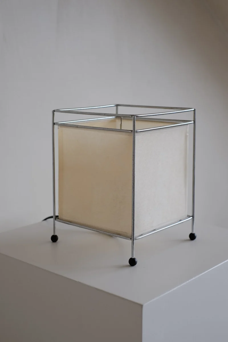 Vintage Japanese Rice Paper Table Lamp