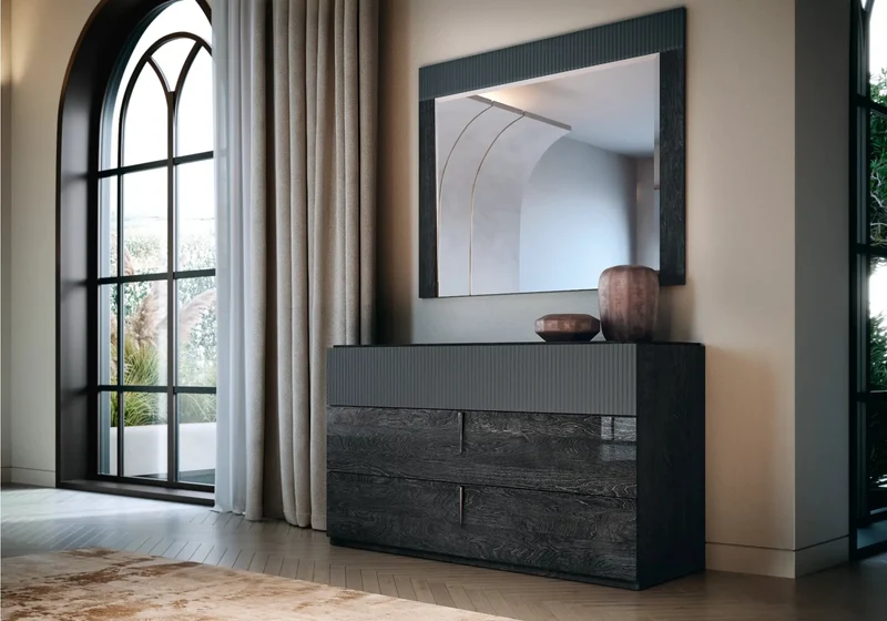 Chambre complète modern capitonné ROMY