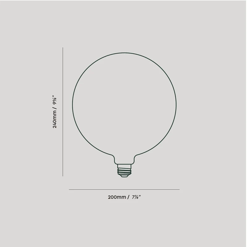 Sphere V E27 Dim-to-Warm LED Bulb