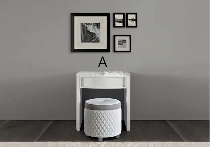 Chambre complète laqué blanc ISAAC
