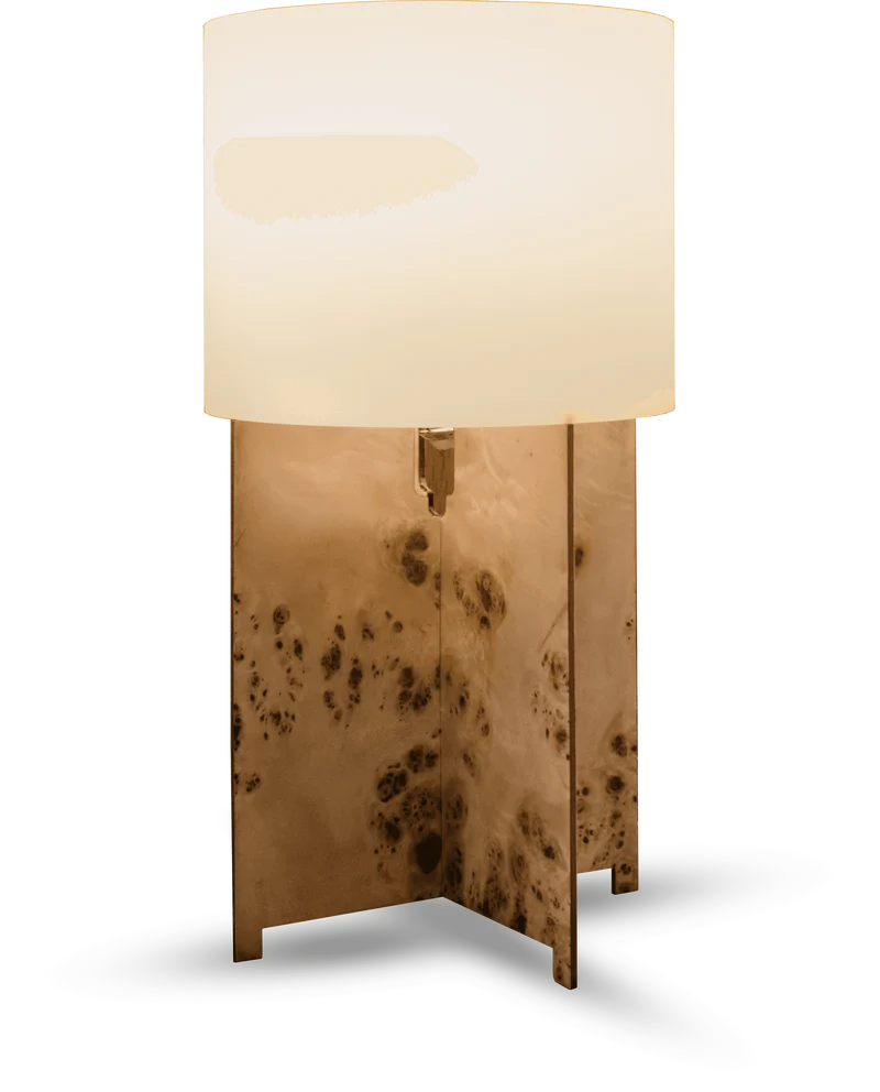 Lumix Table Lamp Poplar Wood