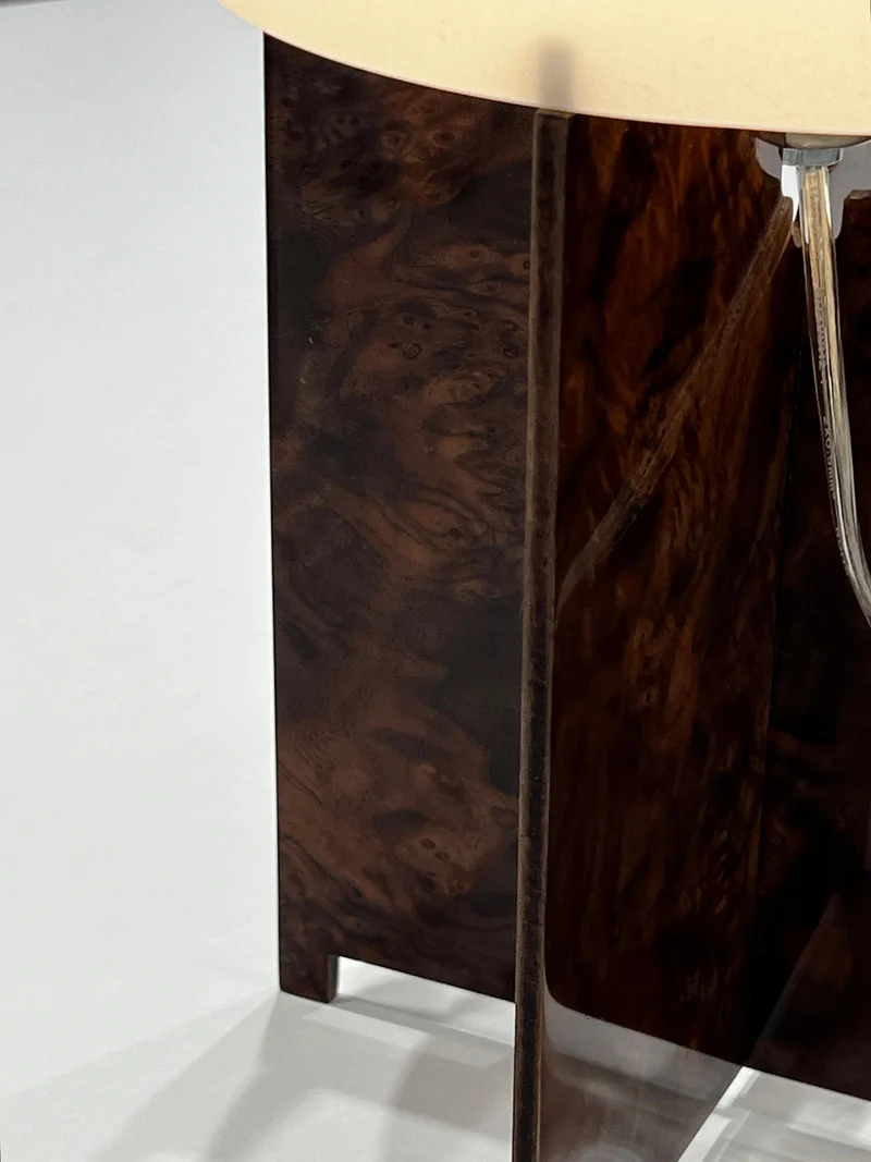 Lumix Table Lamp Walnut Wood