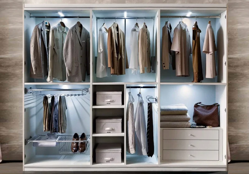 Chambre complète modern noyer LADY
