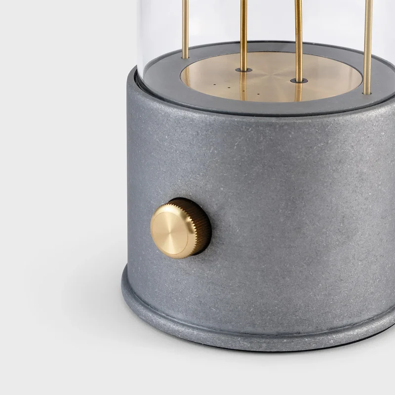 The Rugged Muse 1.0 Portable Lamp in Raw Aluminium - Set of 2
