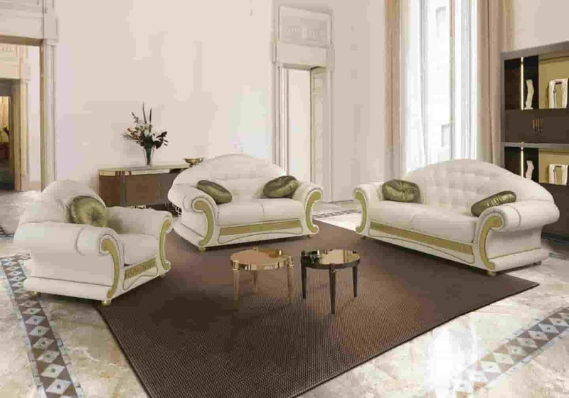 Canapé cuir versace gold LOUIS