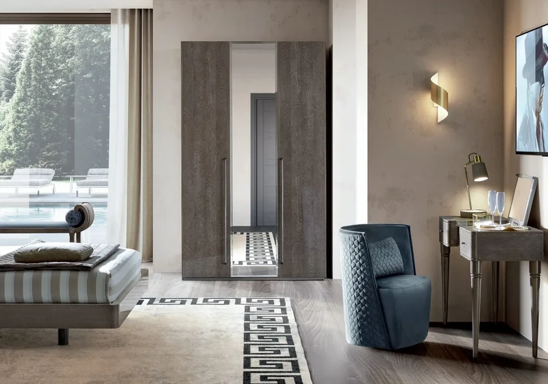 Chambre complète modern bouleau LOLY