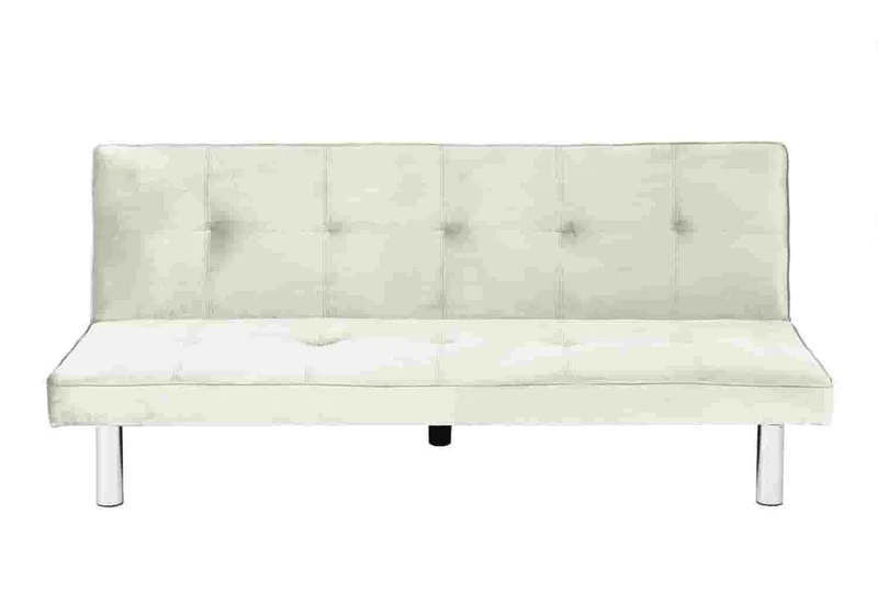 Banc convertible écru chromé - Antha
