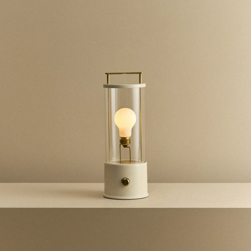 The Muse 1.0 Portable Lamp in Candlenut White