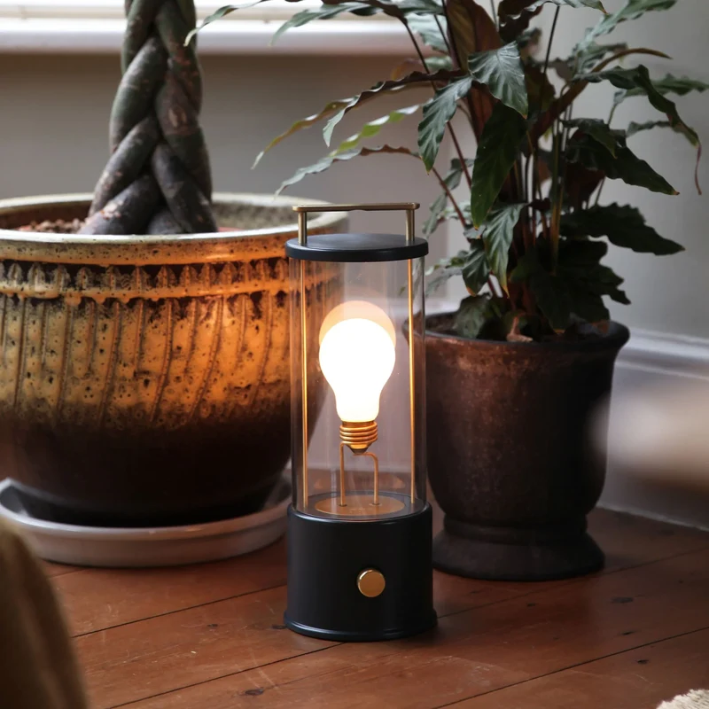 The Muse 1.0 Portable Lamp in Hackles Black - Set of 2
