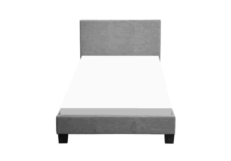 Lit double tissu gris - Soft