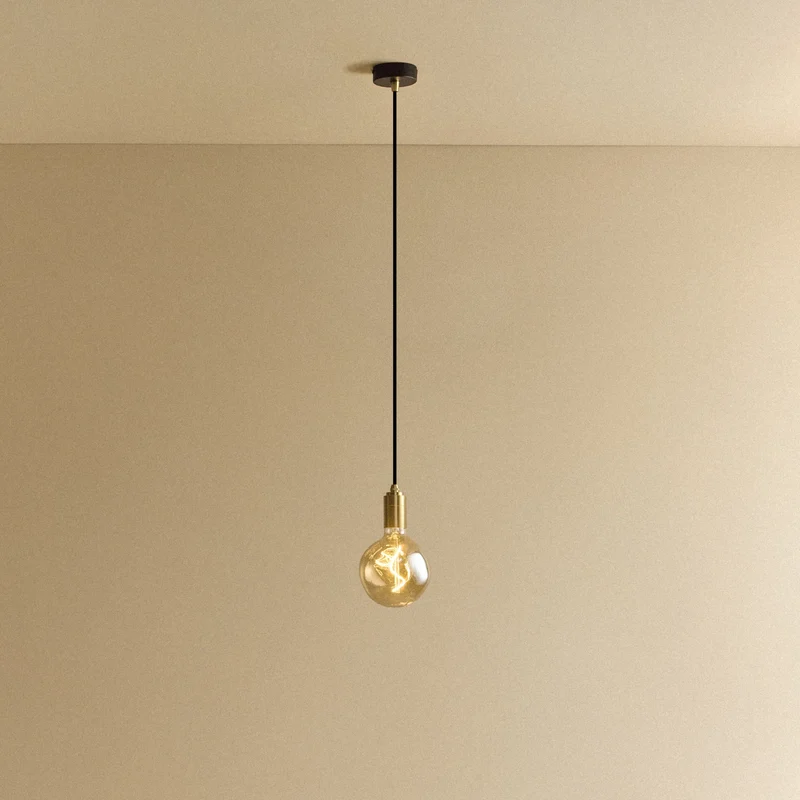 Voronoi I Pendant Light in Brass