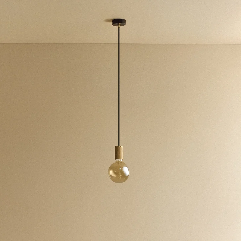Voronoi I Pendant Light in Oak