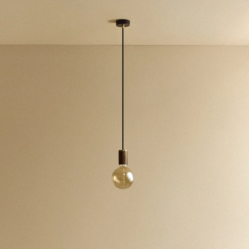 Voronoi I Pendant Light in Walnut