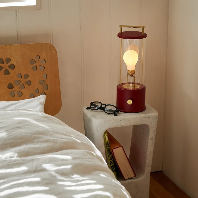 The Muse 1.0 Portable Lamp in Pomona Red - Set of 2