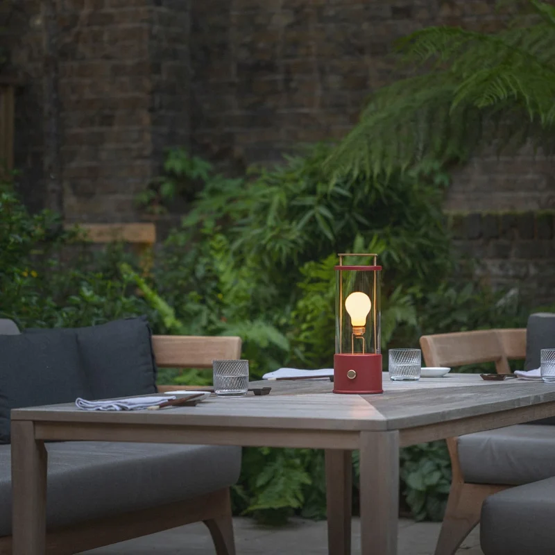 The Muse 1.0 Portable Lamp in Pomona Red - Set of 2