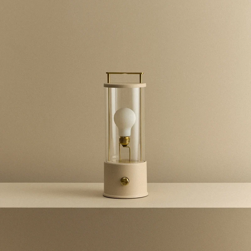 The Muse 1.0 Portable Lamp in Setting Plaster Pink