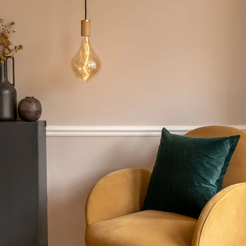 Voronoi II Pendant Light in Oak