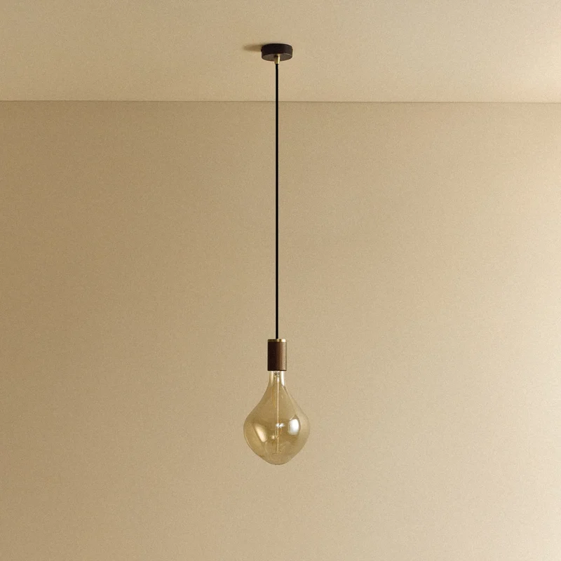 Voronoi II Pendant Light in Walnut