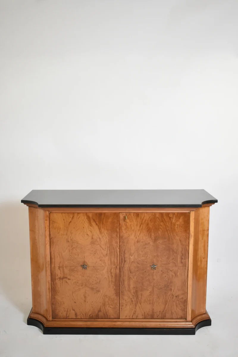 Walnut Veneer Sideboard, 1940s