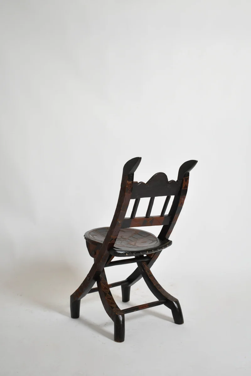 Wooden Senoufo Chair, 1960s