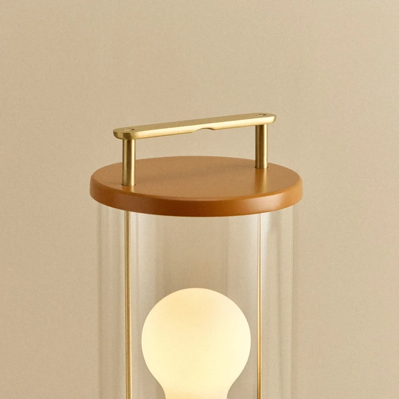 The Muse 2.0 Portable Lamp in Claycourt Orange
