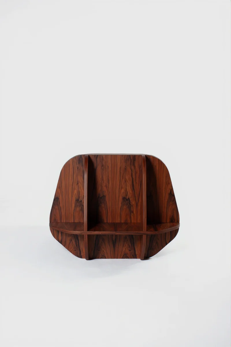 MATERA Armchair in Wood and Textile
