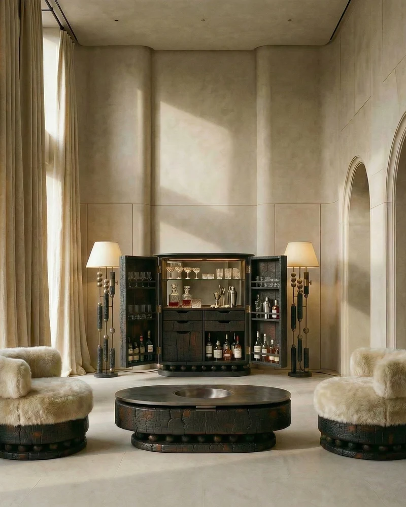 CENDRE BAR CABINET