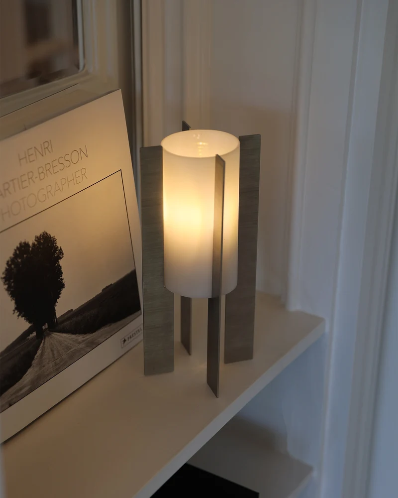 Lumix Mini Stainless Steel Table Lamp