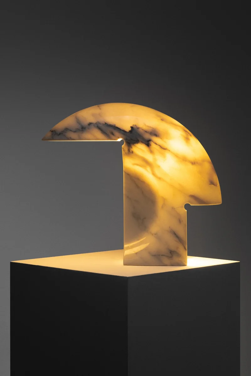 Vintage Marble Table Light "Biagio 282"
