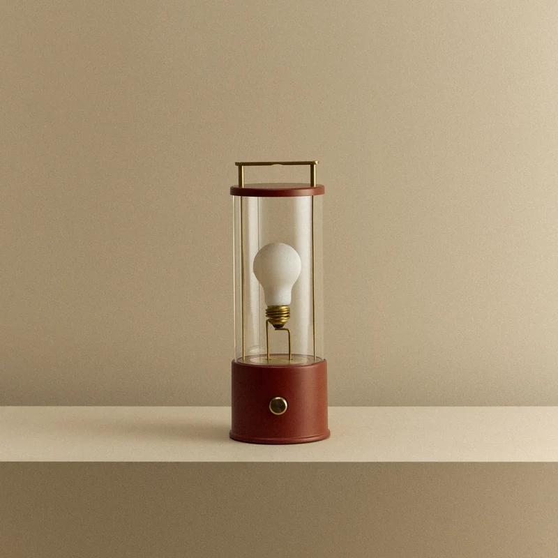 The Muse 2.0 Portable Lamp in Pomona Red