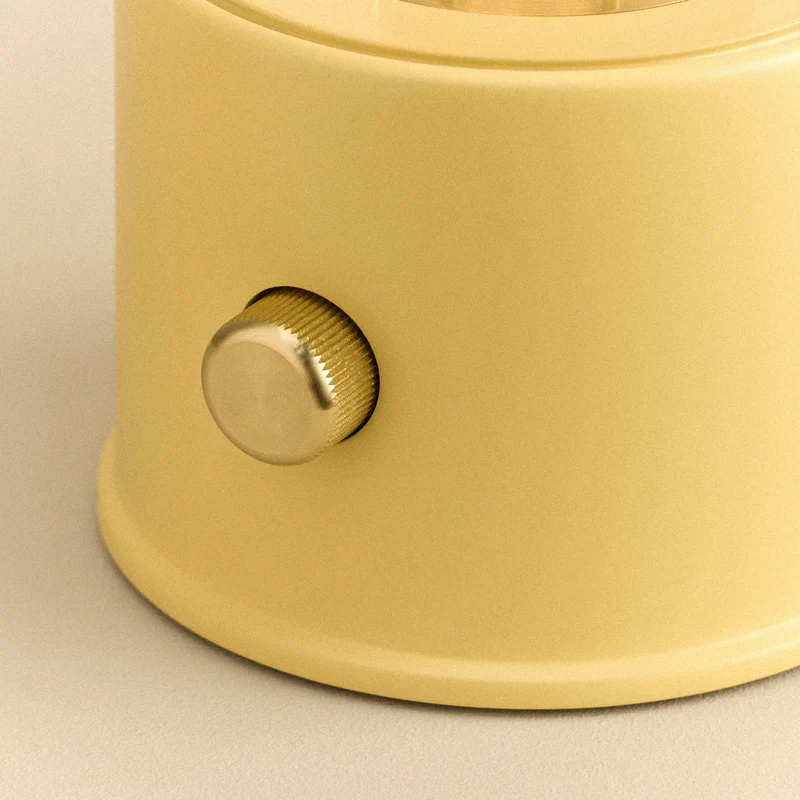 The Muse 2.0 Portable Lamp in Posset Yellow