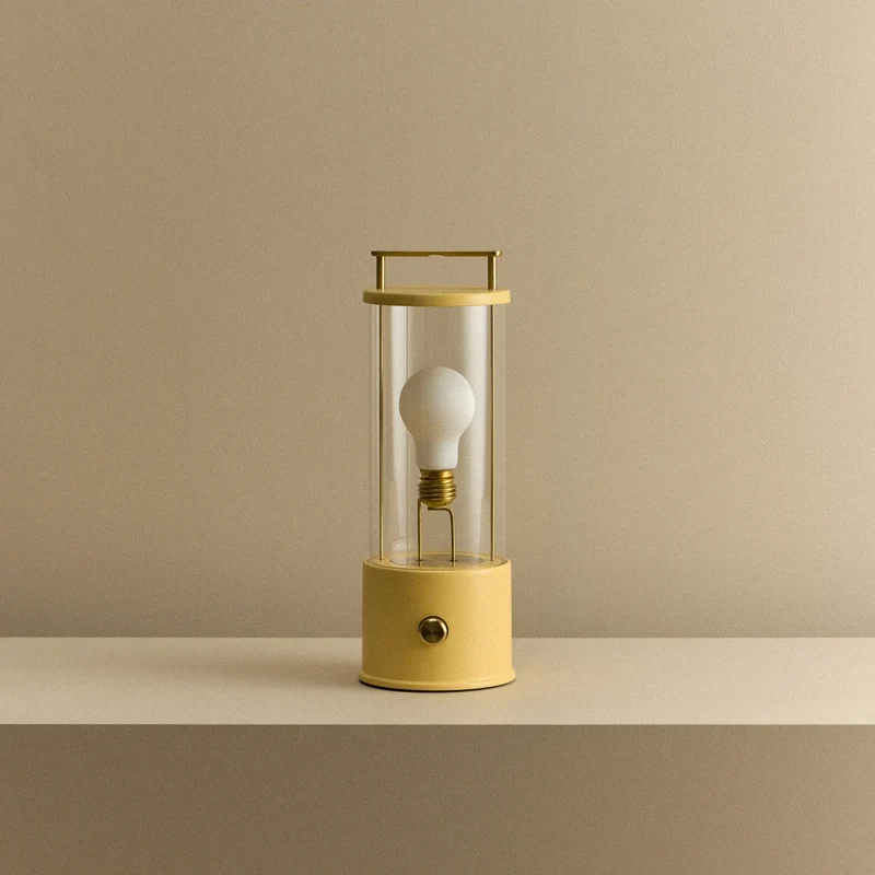 The Muse 2.0 Portable Lamp in Posset Yellow