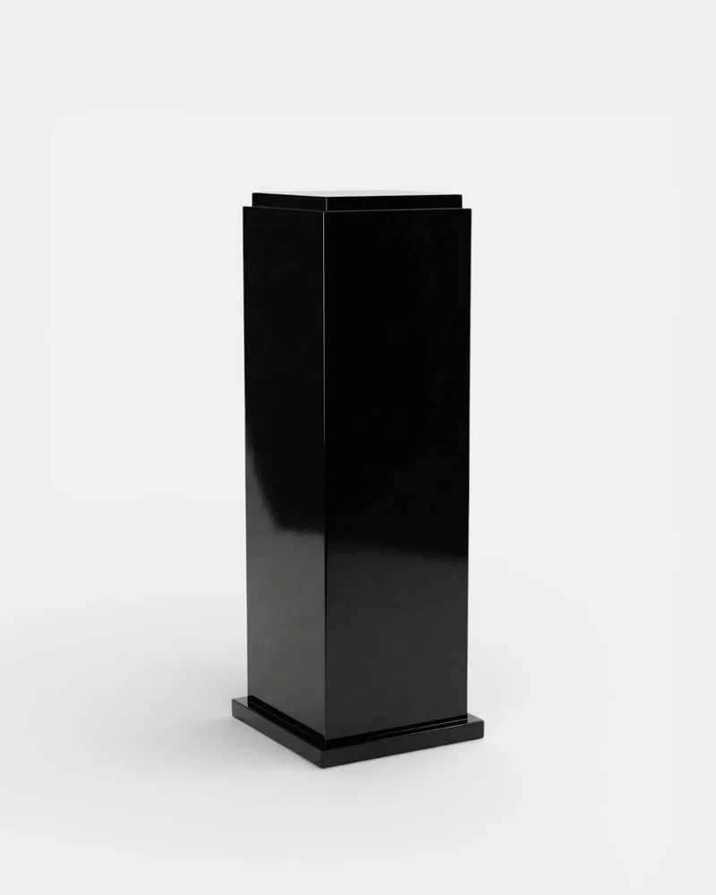 Black Lacquered Plinth
