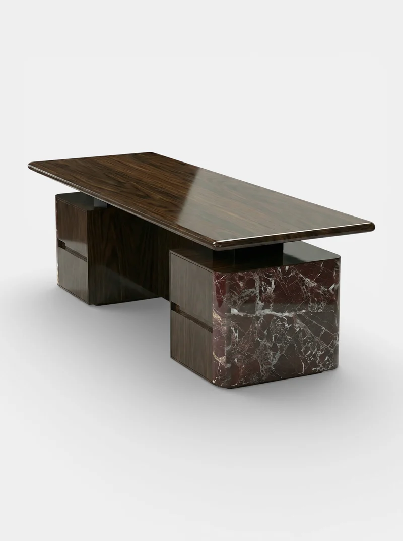 Holly Rosso Levanto And Wood Desk