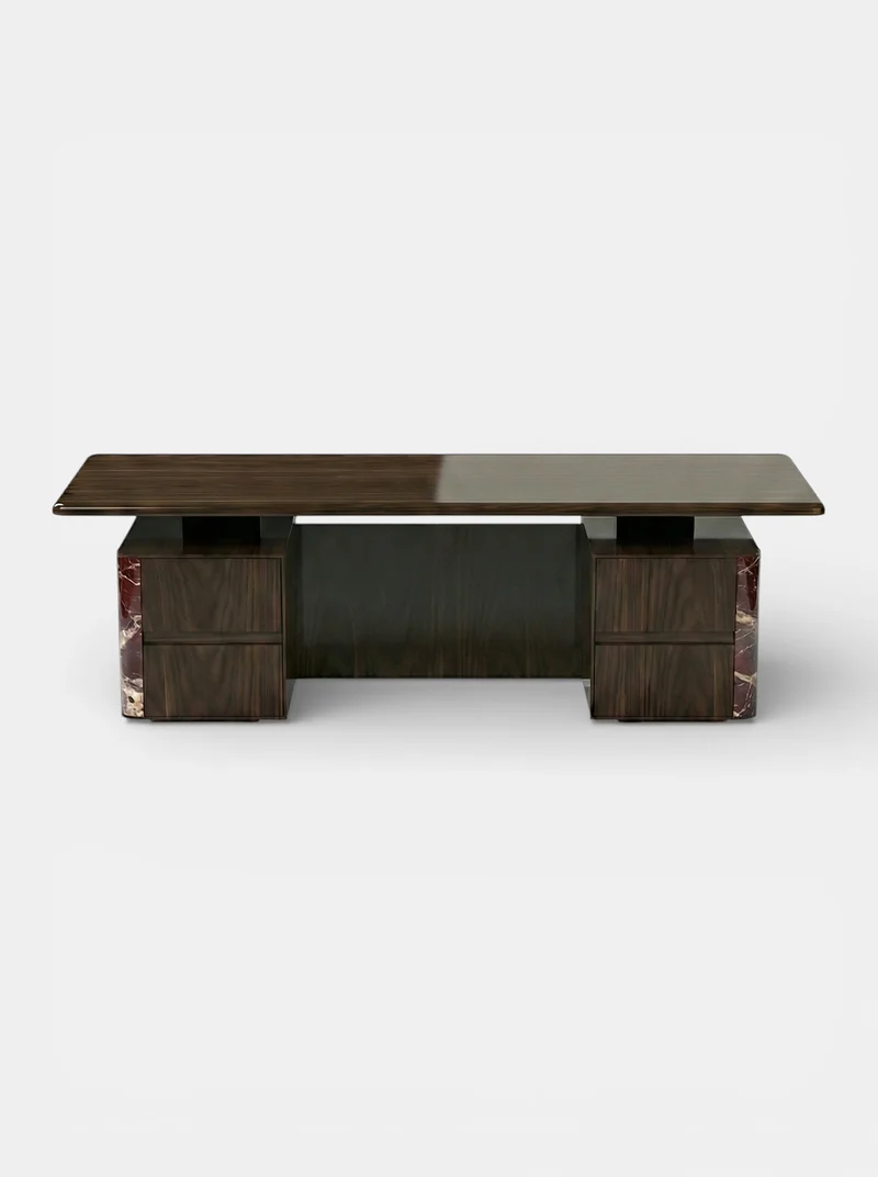Holly Rosso Levanto And Wood Desk