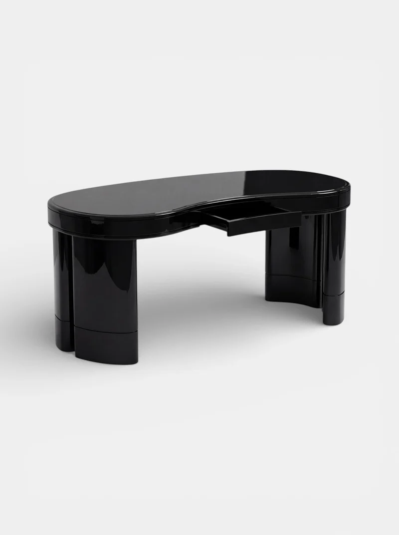 Nicola Black Lacquered Desk