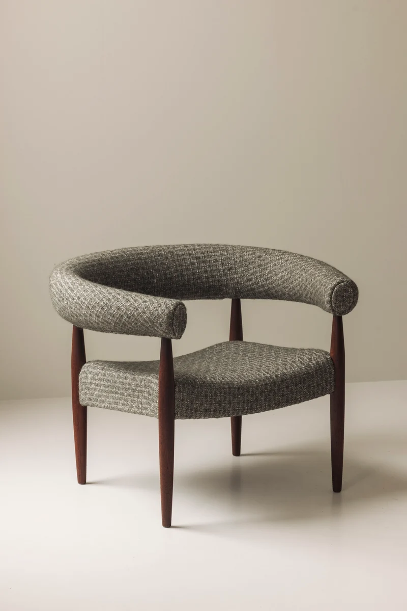 Very rare set of 'Ring Chairs' by Nanna and Jørgen Ditzel, Denmark 1958
